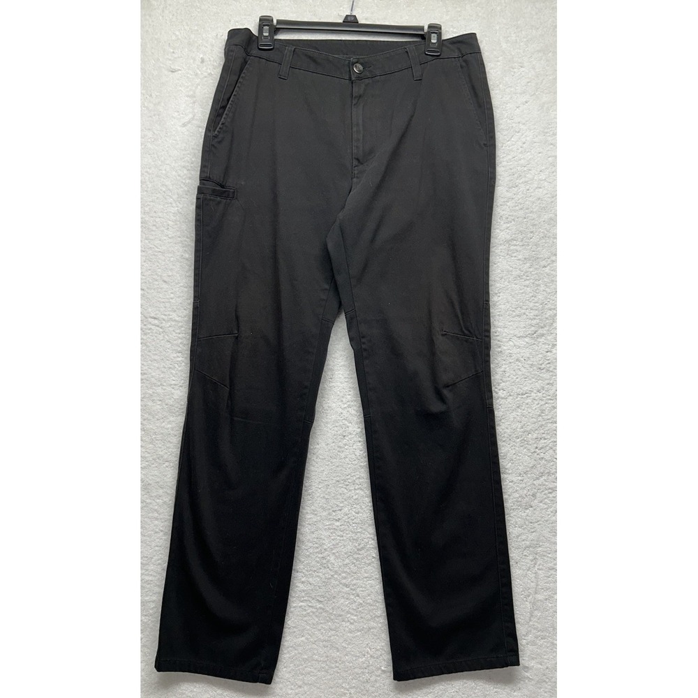 Bylt Mens Size M Black Straight Leg Classic Chino Pants (T7)